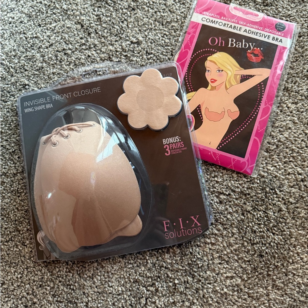 Stick bra and adhesive bra bundle